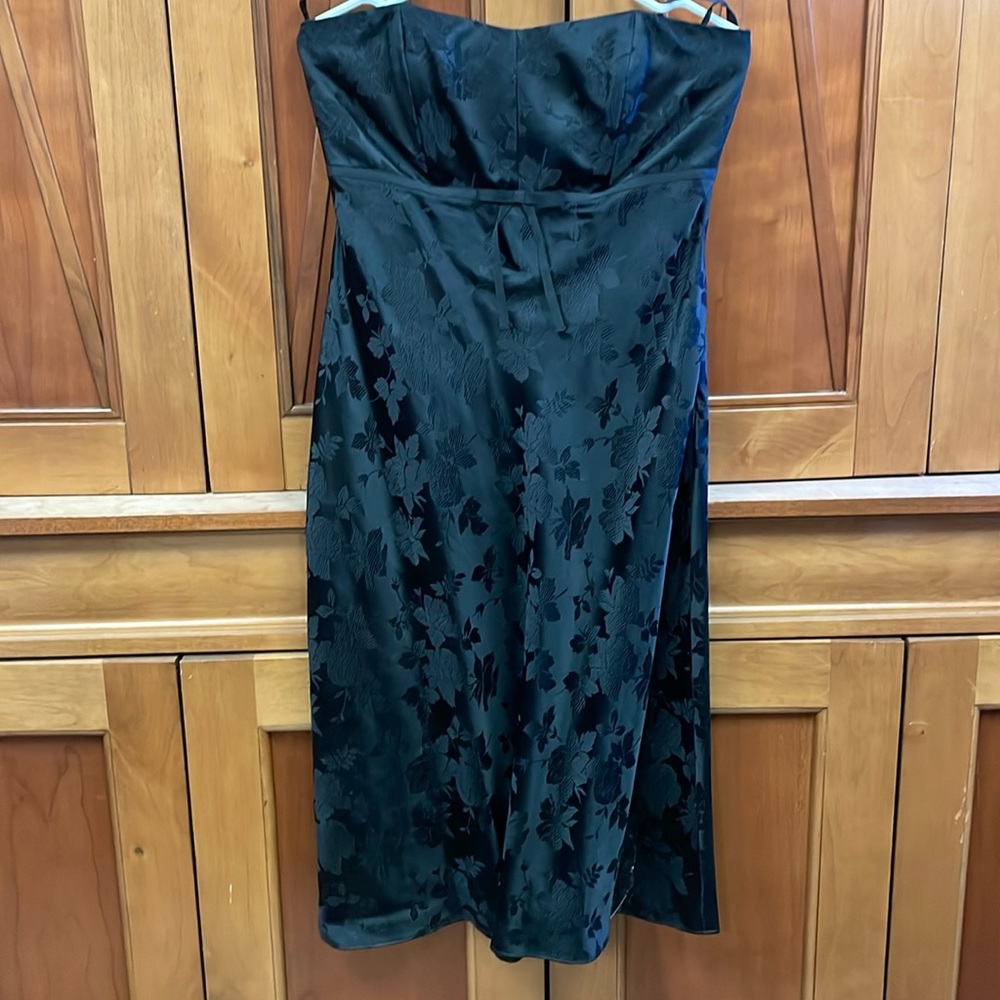 New Banana republic black silk dress